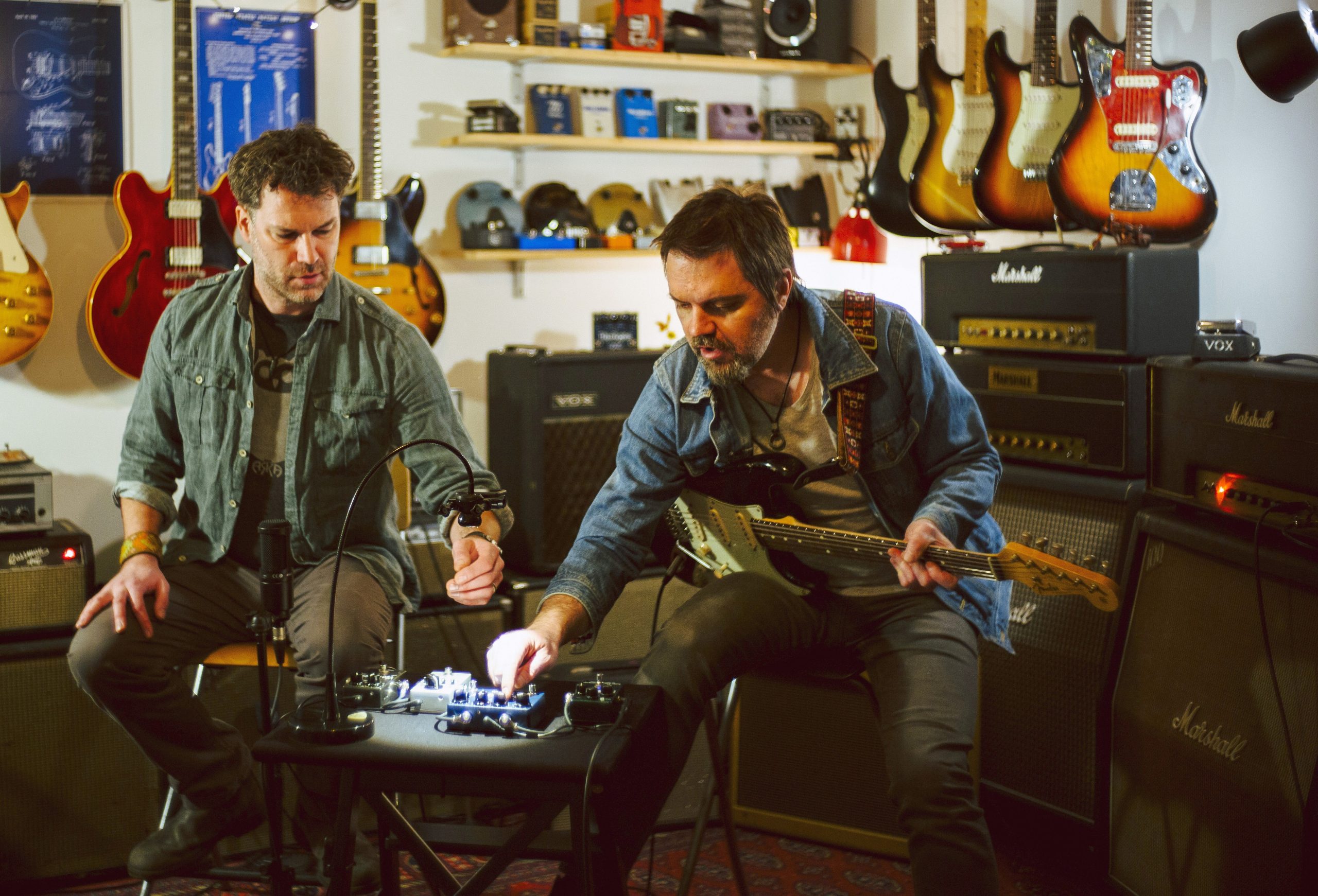 Kruno and Tom Demonstrating DryBell The Engine – Recording Session