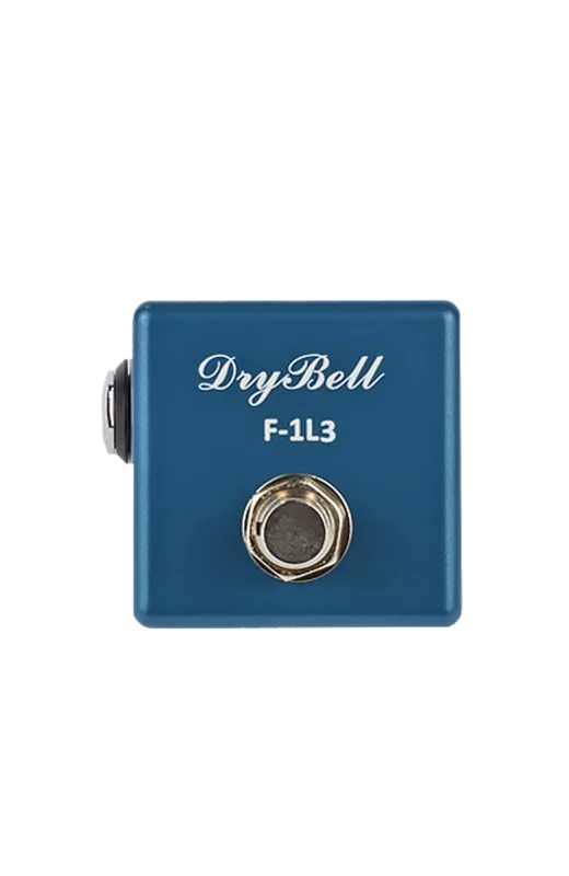 Front view of the DryBell F-1L3 Footswitch