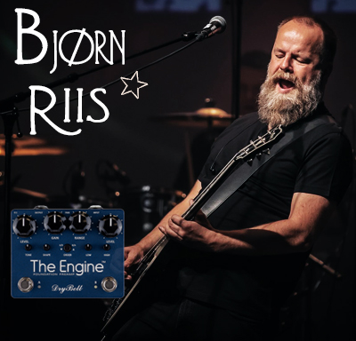 Bjørn Riis is using all DryBell guitar pedals