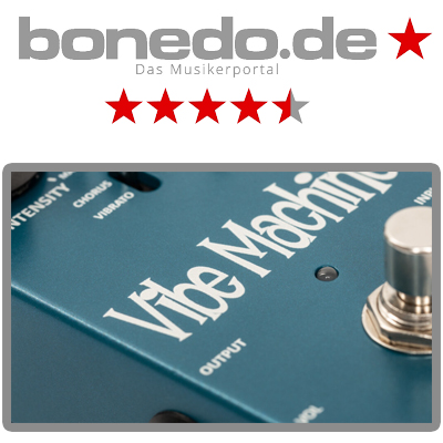 DryBell Vibe Machine V-3 guitar pedal review by Bonedo.de