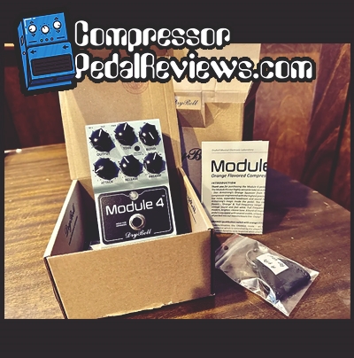DryBell Module 4 compressor pedal review for bass guitar by CompressorPedalReviews.com