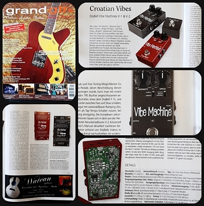 Grandguitars reviewed DryBell Vibe Machine V-1 & V-2