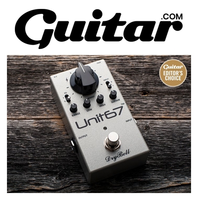 DryBell Unit67 earned Guitar Magazine’s “Editor’s Choice” badge