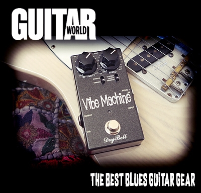 Vibe Machine V-2 guitar pedal recommended by Guitar World for Blues guitarists