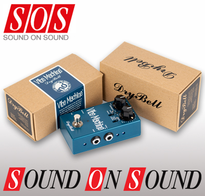 DryBell Vibe Machine V-3 guitar pedal review by Sound on Sound Magazine