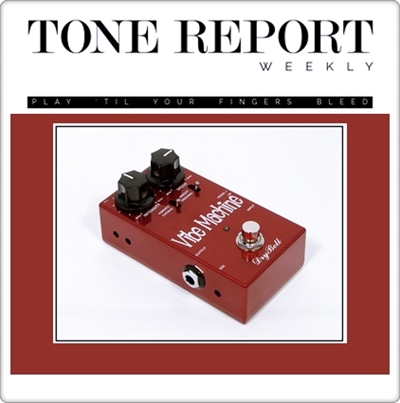 DryBell Vibe Machine V-1 guitar pedal review by Tone Report