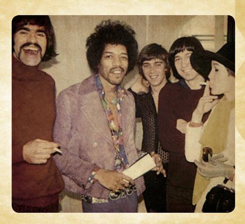 Jimi Hendrix and Vedran Božić with his band “Wheels of Fire” in 1969