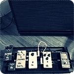 Mark Tyson, guitar player, expressing satisfaction with DryBell Vibe Machine pedal in his testimonial.