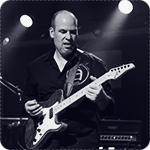 Brendan Whelan, guitar player, expressing satisfaction with The Engine pedal in his testimonial.