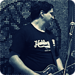 Daniel Green, guitar player, expressing satisfaction with DryBell Vibe Machine pedal in his testimonial.