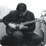 Davor Domitrovic, guitar player, expressing satisfaction with The Engine pedal in his testimonial.