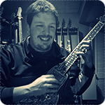 Dustin Babitzke guitar player, expressing satisfaction with DryBell Vibe Machine pedal in his testimonial.