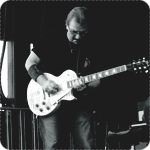 Greg Milioto, guitar player, expressing satisfaction with The Engine pedal in his testimonial.