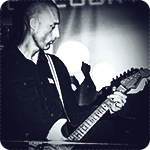 Ian Oakshott, guitar player, expressing satisfaction with The Engine pedal in his testimonial.