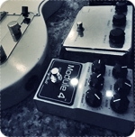 Kenny Smilovitch, guitar player, expressing satisfaction with DryBell Module 4 pedal in his testimonial.