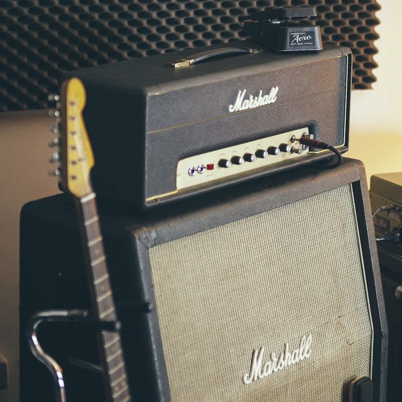 Marshall JMP amp, owned by Kruno Domacinovic (DryBell Team Member), used during DryBell Vibe Machine demo session recording.