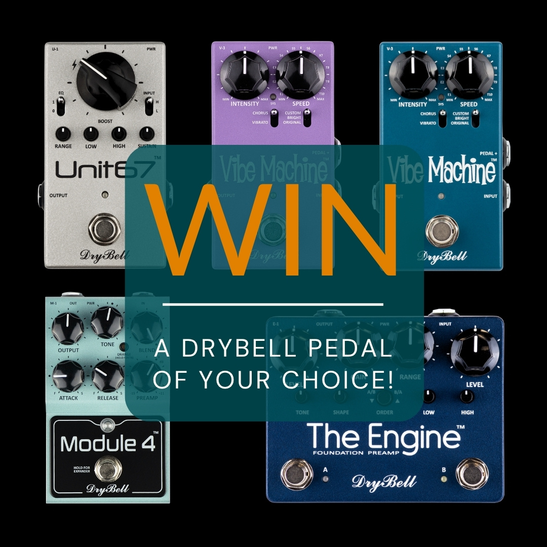 DryBell Holiday Giveaway 2025 - Win a DryBell Pedal of Your Choice