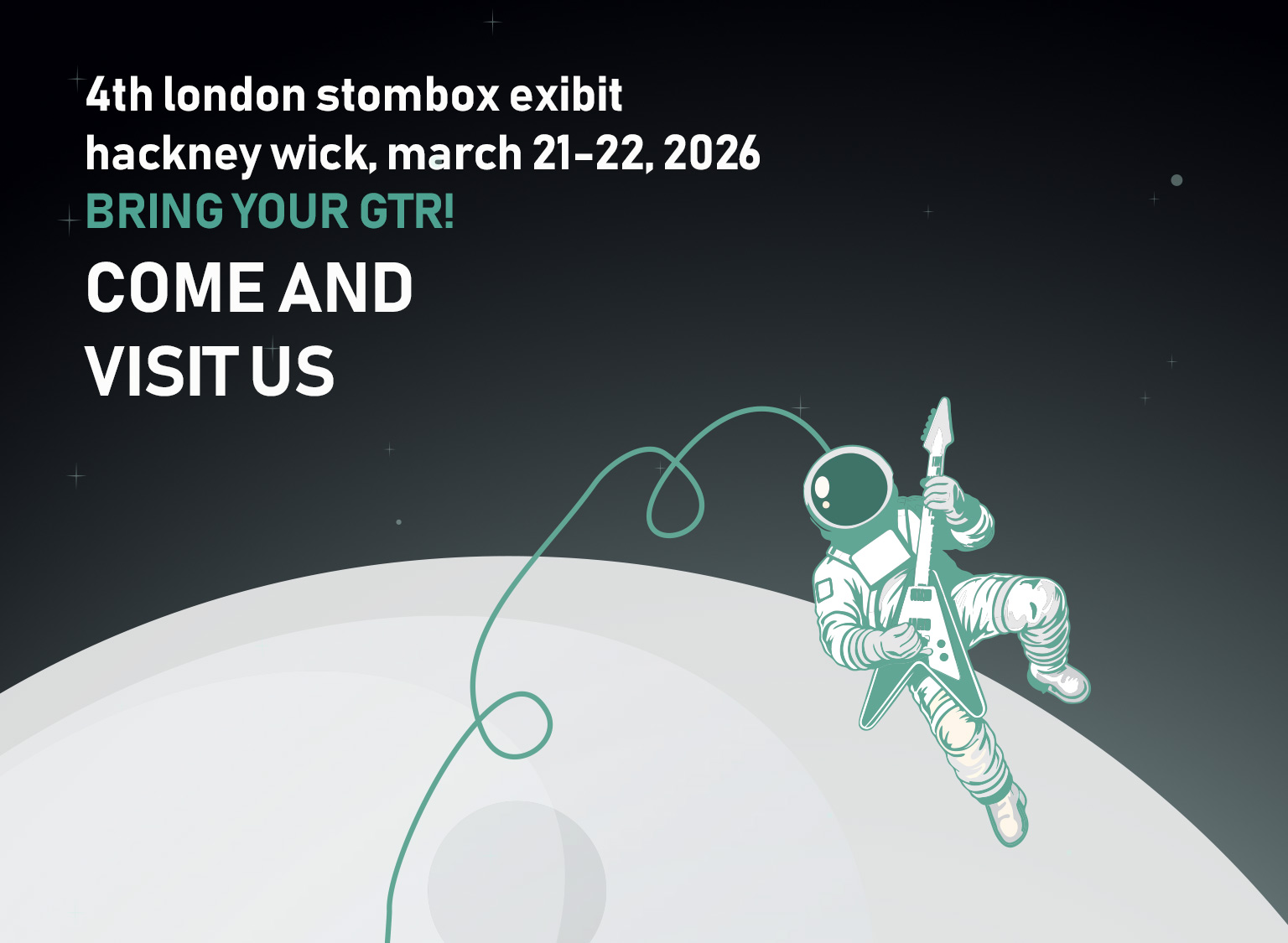 DryBell at the London Stompbox Exhibit 2026
